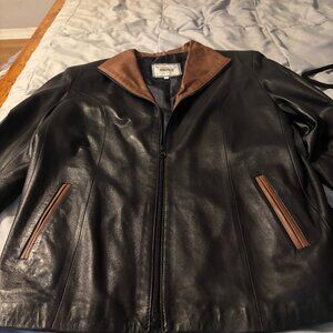 Vera Pelle size 48 womens leather jacket